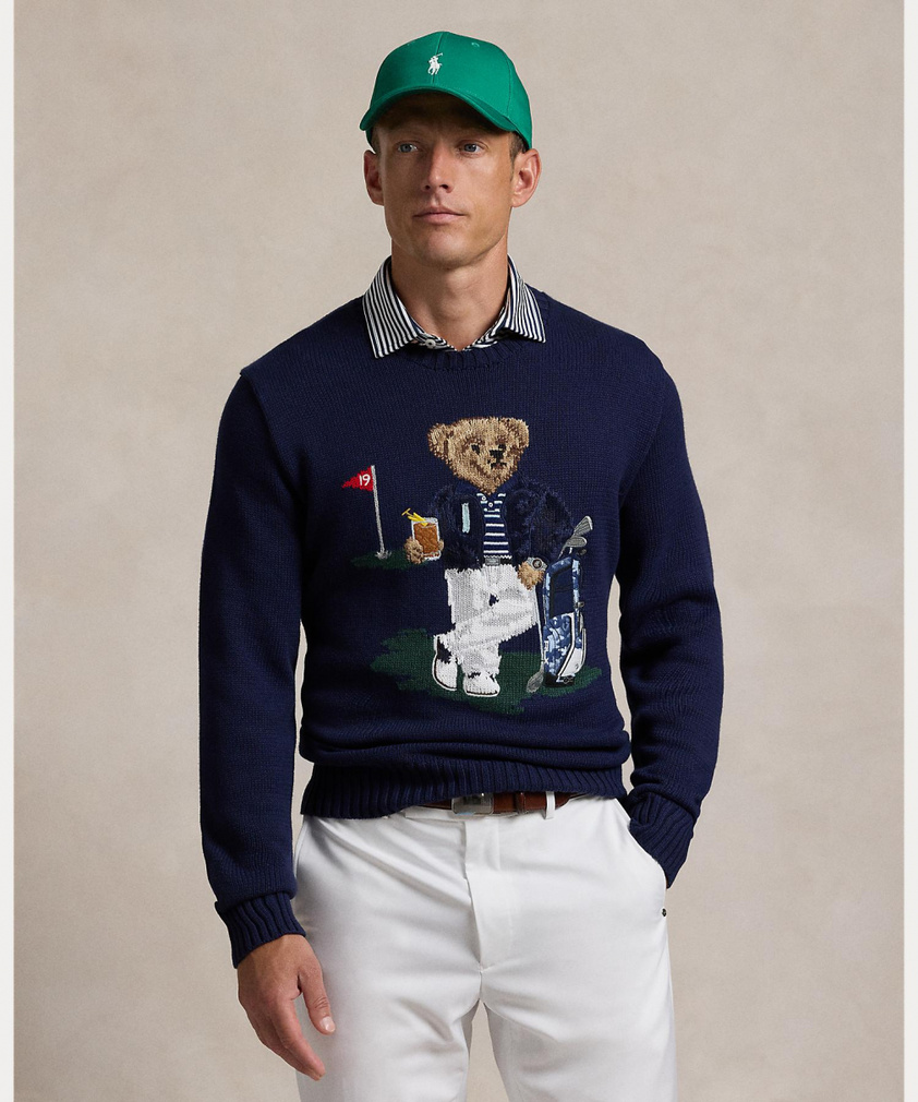 ラルフローレン ゴルフウェア 長袖セーター 秋 冬 Polo ベア