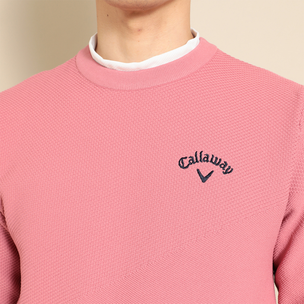 キャロウェイ ゴルフウェア 長袖 セーター 秋 冬 クルーネックニット