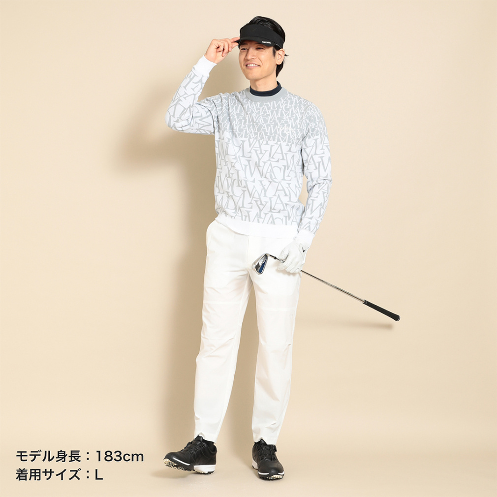 キャロウェイ ゴルフウェア 長袖 セーター 秋 冬 クルーネックニット