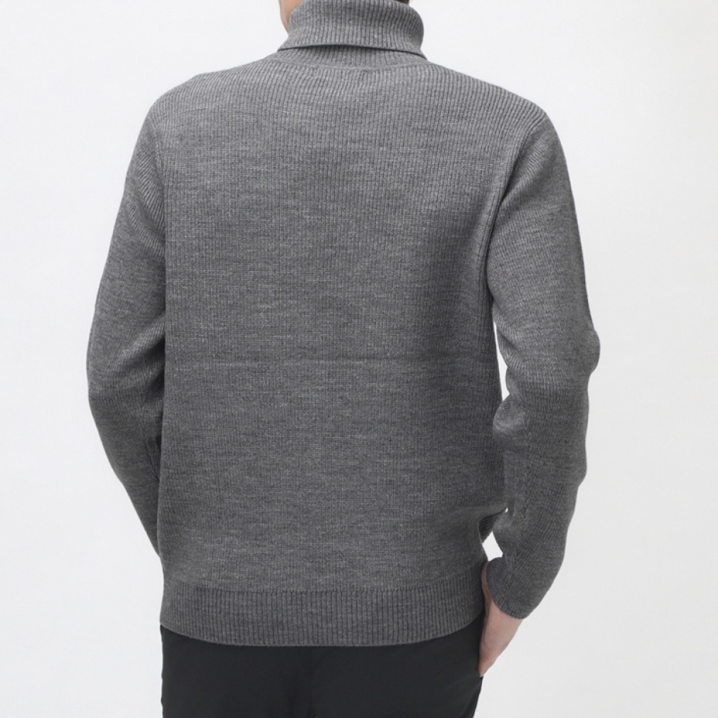 キャロウェイ ゴルフウェア 長袖セーター 秋 冬 畦編みタートルネック