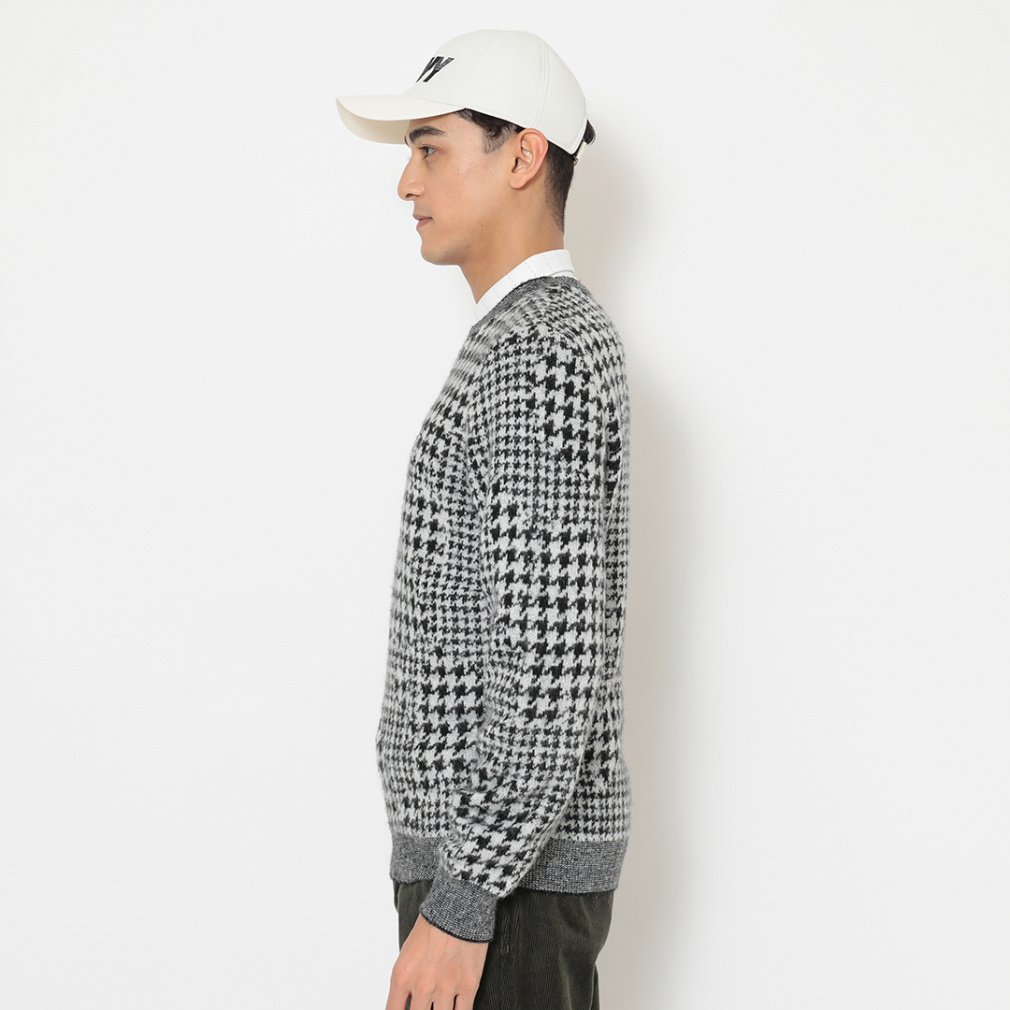 千鳥ジャカードクルーネックニット C25218106｜Alpen Online