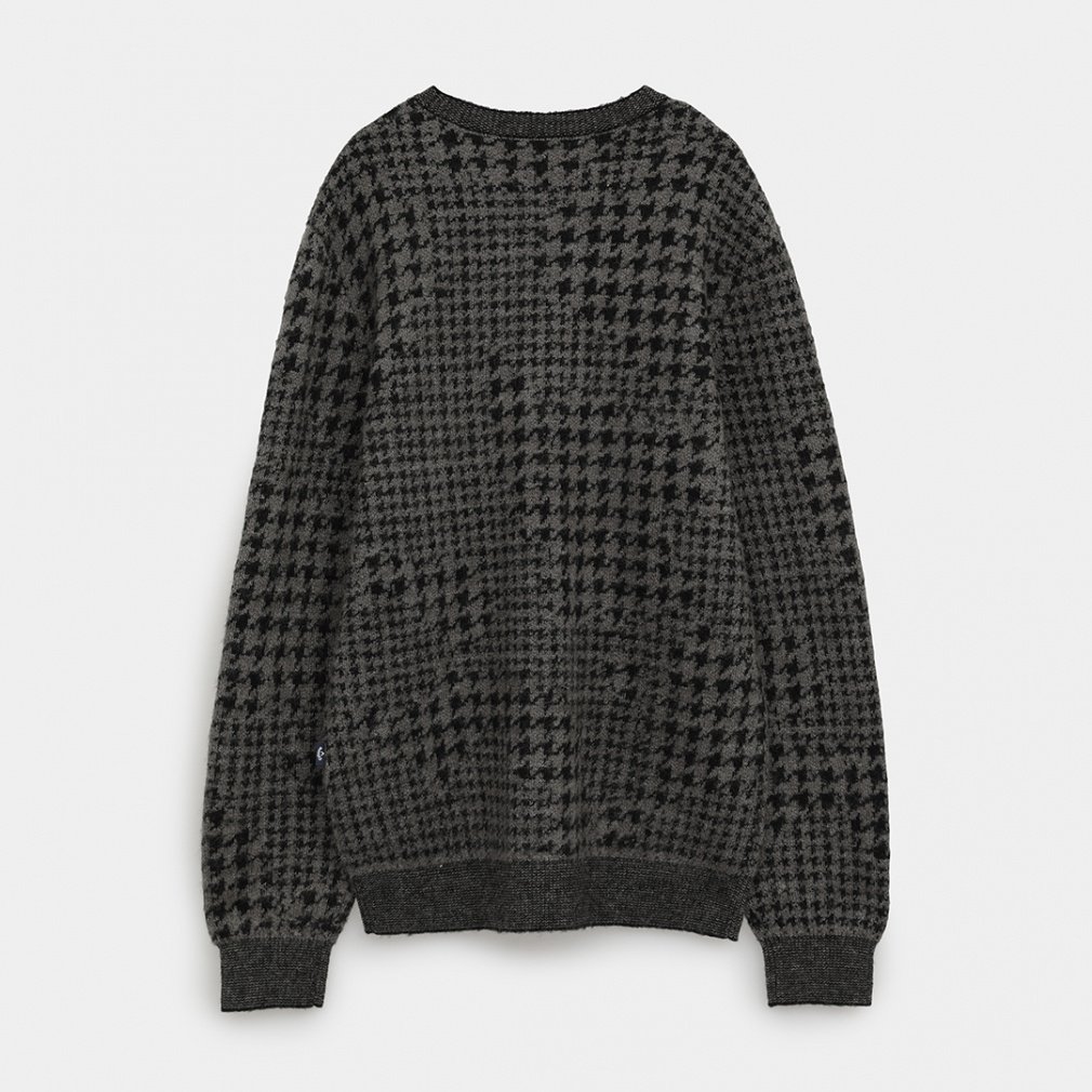 キャロウェイ ゴルフウェア 長袖セーター 秋 冬 千鳥ジャカードクルー