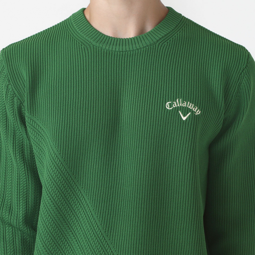 キャロウェイ ゴルフウェア 長袖セーター 秋 冬 ソフトタッチ