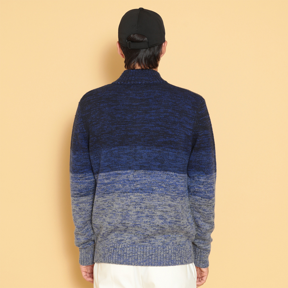 キャロウェイ ゴルフウェア 長袖セーター 秋 冬 メランジ