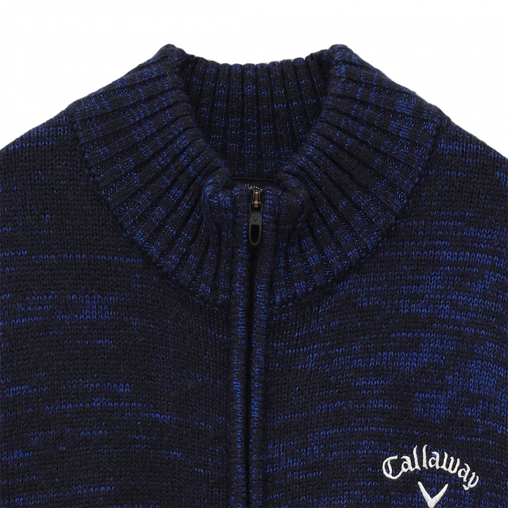 キャロウェイ ゴルフウェア 長袖セーター 秋 冬 メランジ