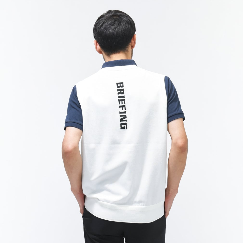 新品BRIEFING メンズ ベスト M ホワイト ネイビー 楽天市場】ベスト（ブランドブリーフィング）（メンズウェア｜ウェア