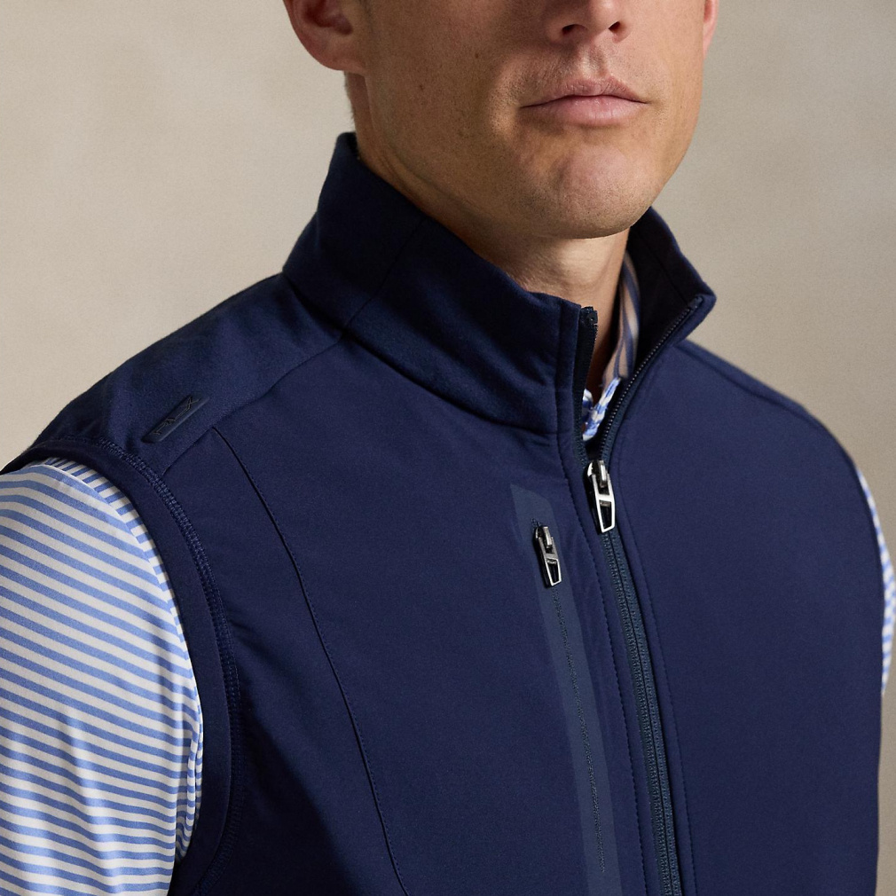 ラルフローレン ゴルフウェア ベスト 春 夏 ハイブリッド モックネック