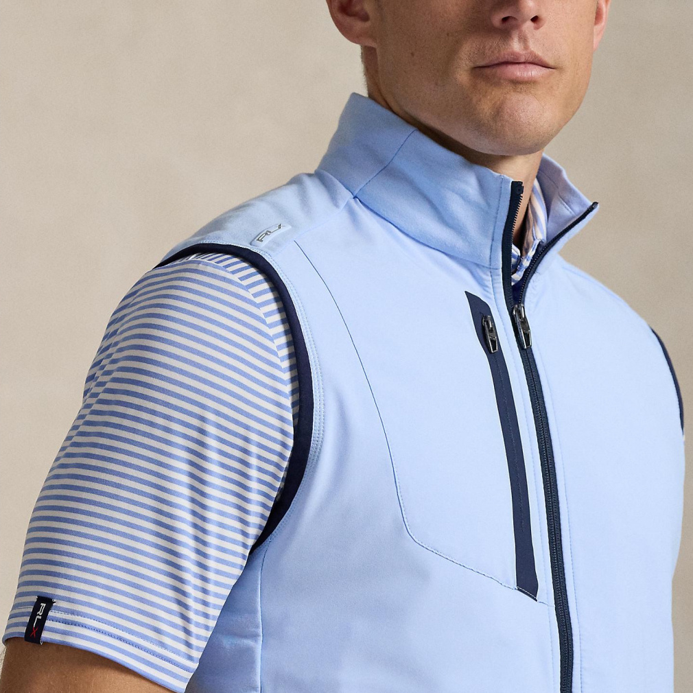 ラルフローレン ゴルフウェア ベスト 春 夏 ハイブリッド モックネック