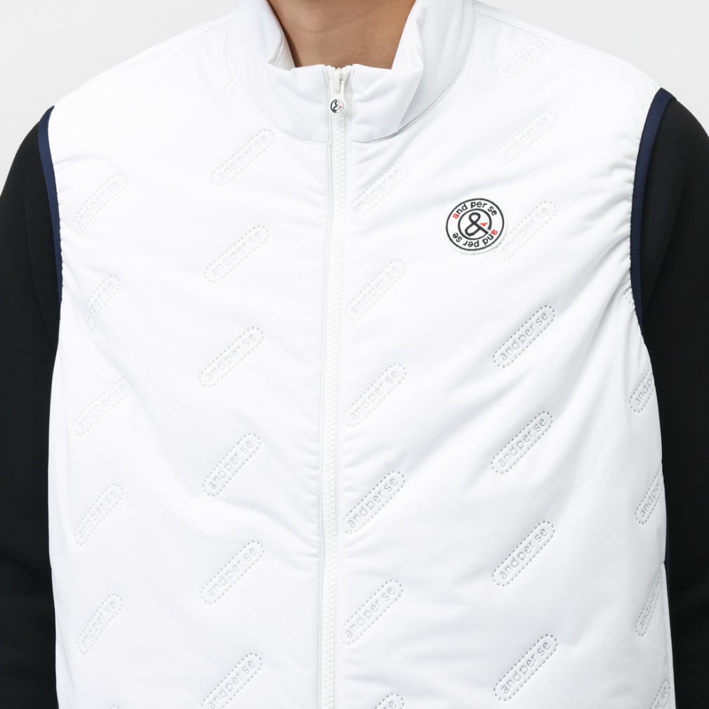 アンパスィ ゴルフウェア 中綿ベスト 秋 冬 中わたベスト(メンズ