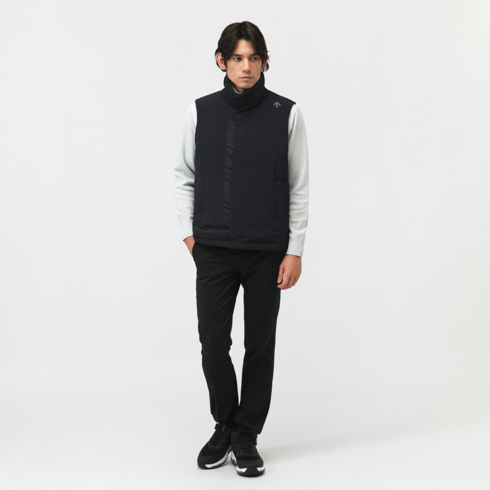 デサント ゴルフ ゴルフウェア ダウンベスト 秋 冬 ステンカラーダウン