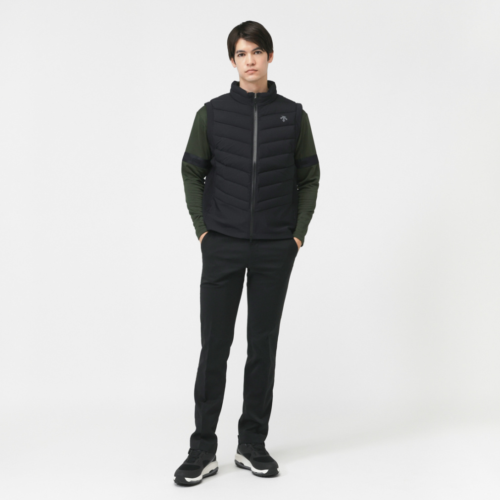 デサント ゴルフ ゴルフウェア ダウンベスト 秋 冬 接結ハイブリッド