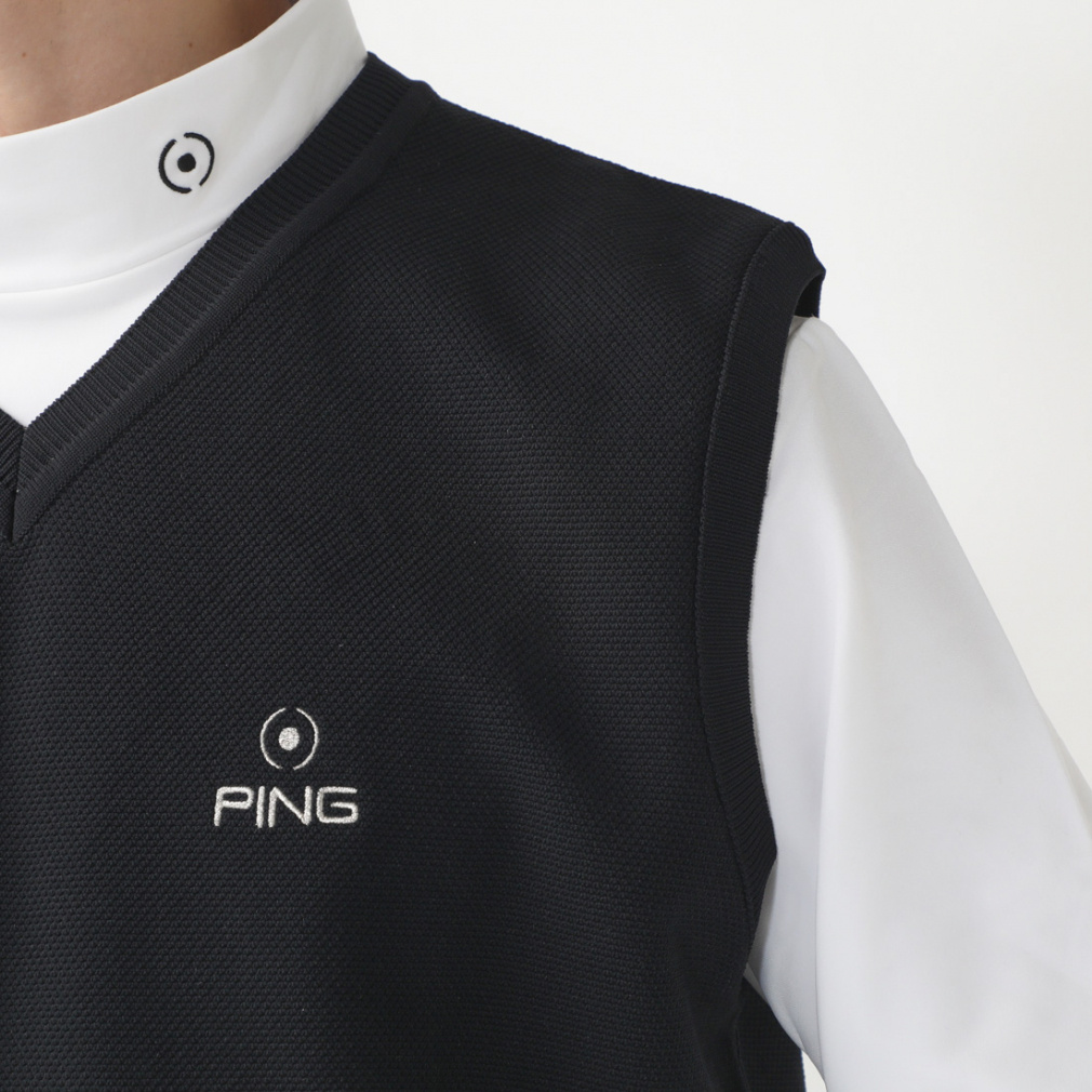 ピン ゴルフウェア ベスト 秋 冬 23FWニットベスト (6213274803