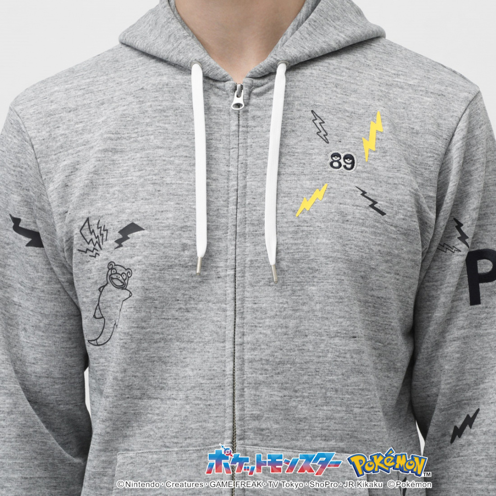 ポケモン】(ピカチュウ、ヤドン、カビゴン、コダック) 裏毛フルジップ