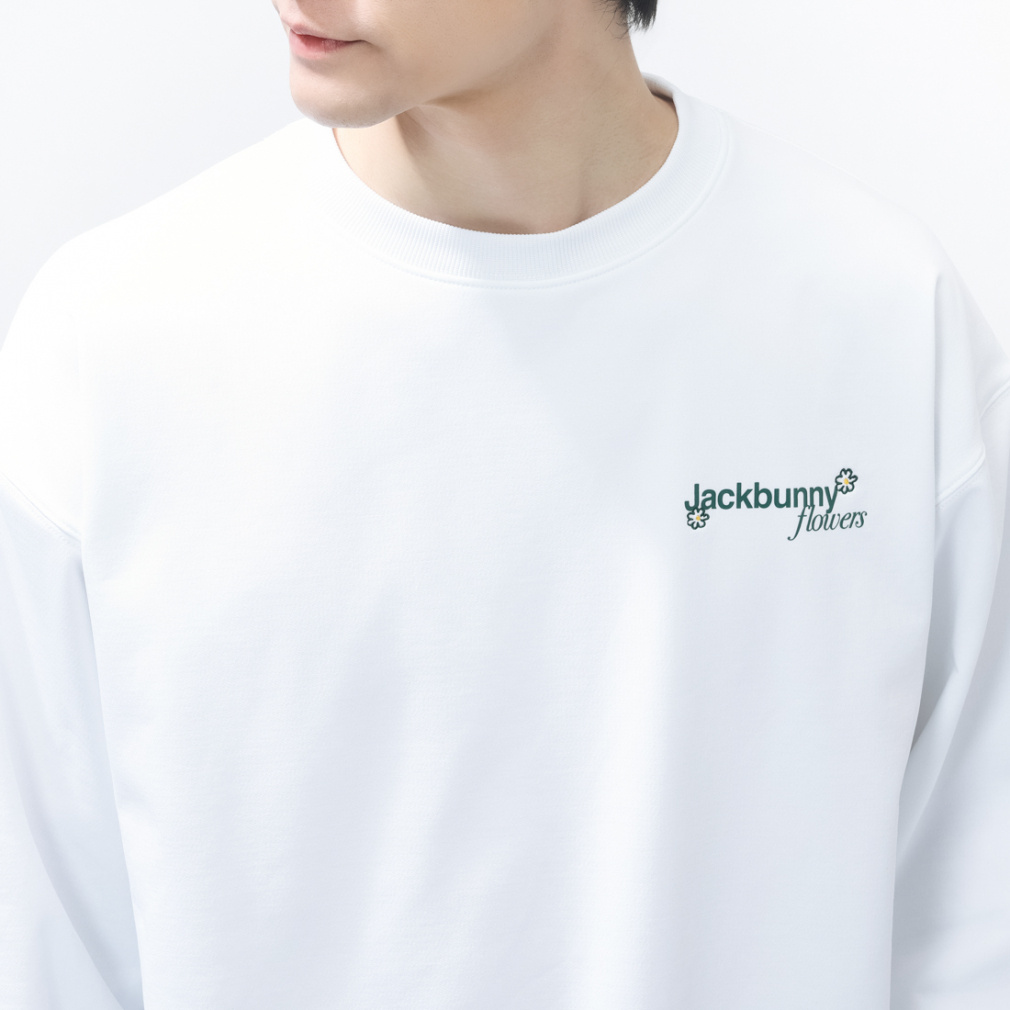 ジャック バニー ゴルフウェア 長袖トレーナー 春 夏 ハイゲージダブル