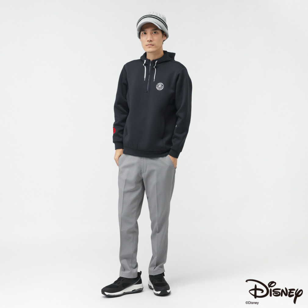 ディズニー ゴルフウェア 長袖トレーナー 秋 冬 アイヒートジップ