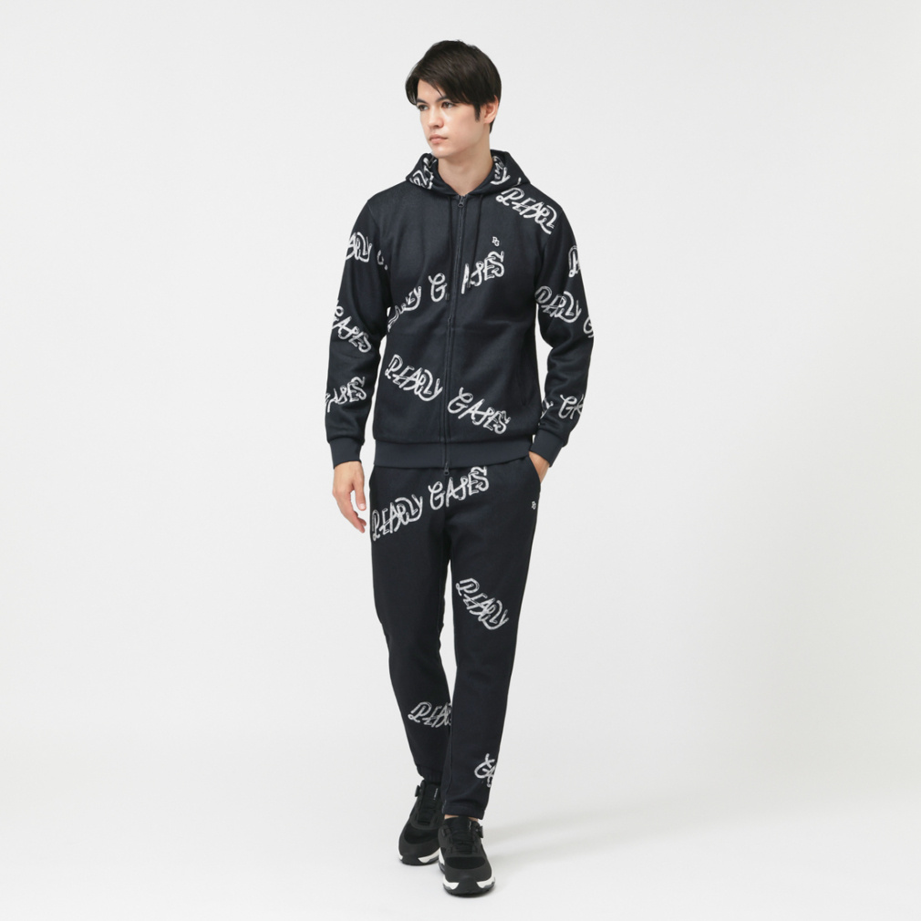 パーリーゲイツ ゴルフウェア 長袖トレーナー 秋 冬 両面起毛ぷにぷに