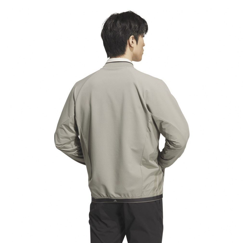 アディゼロ 撥水 軽量 ファブリックミックス フルジップジャケット