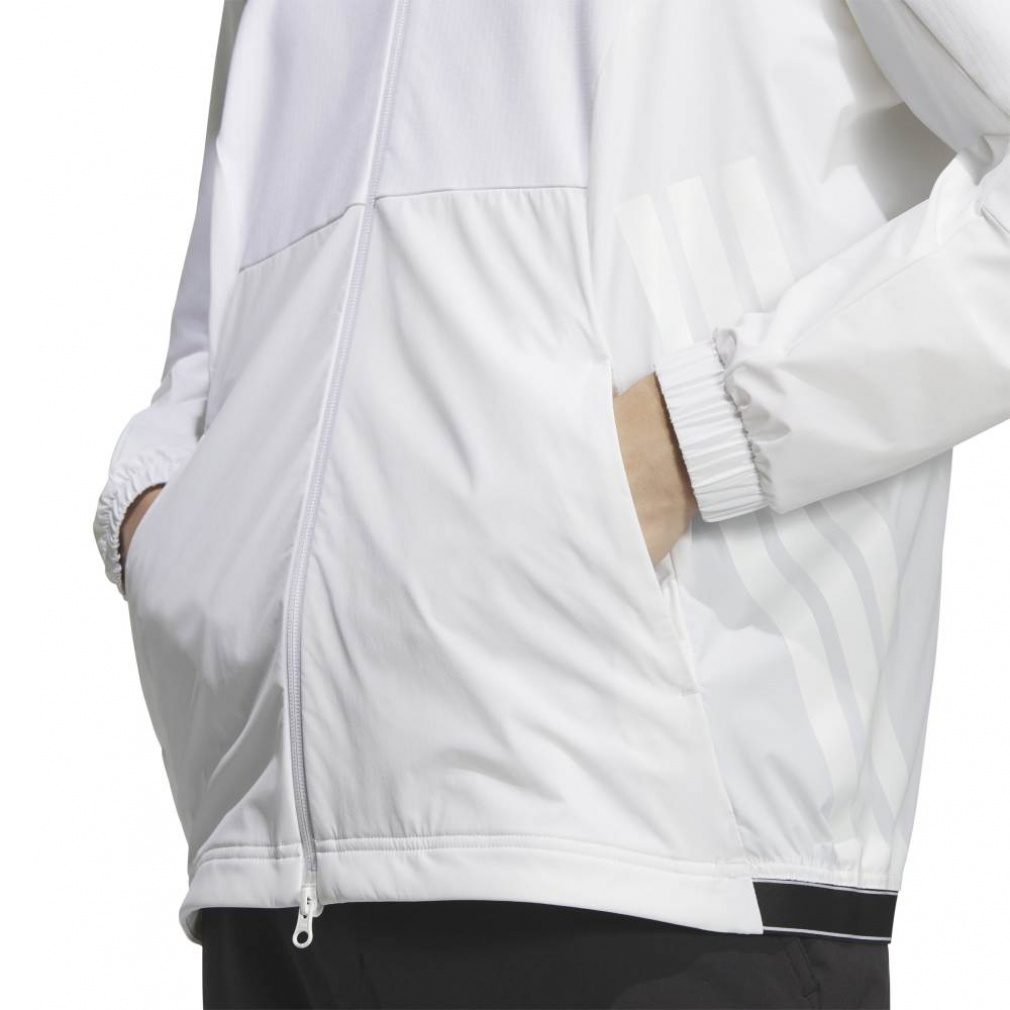 アディゼロ 撥水 軽量 ファブリックミックス フルジップジャケット