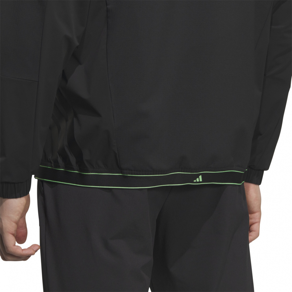 アディゼロ 撥水 軽量 ファブリックミックス フルジップジャケット