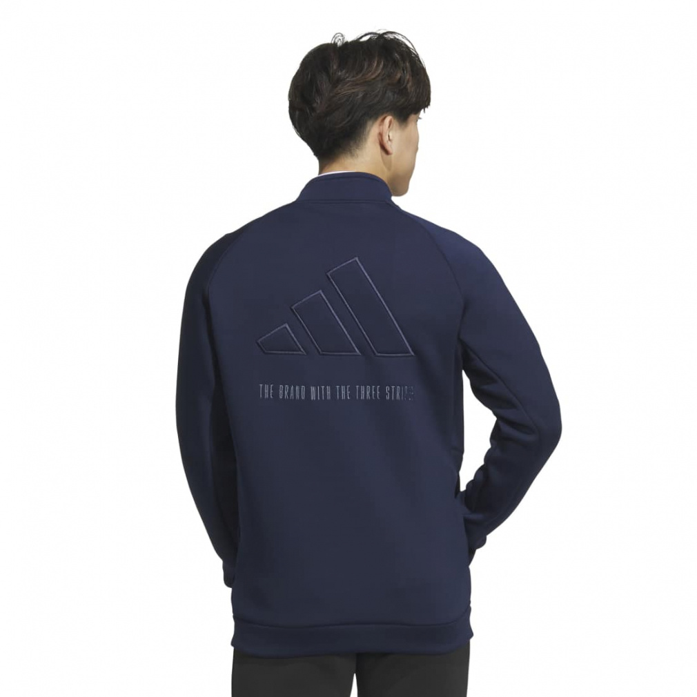 アディダス ゴルフウェア 長袖トレーナー 秋 冬 ダンボールニット