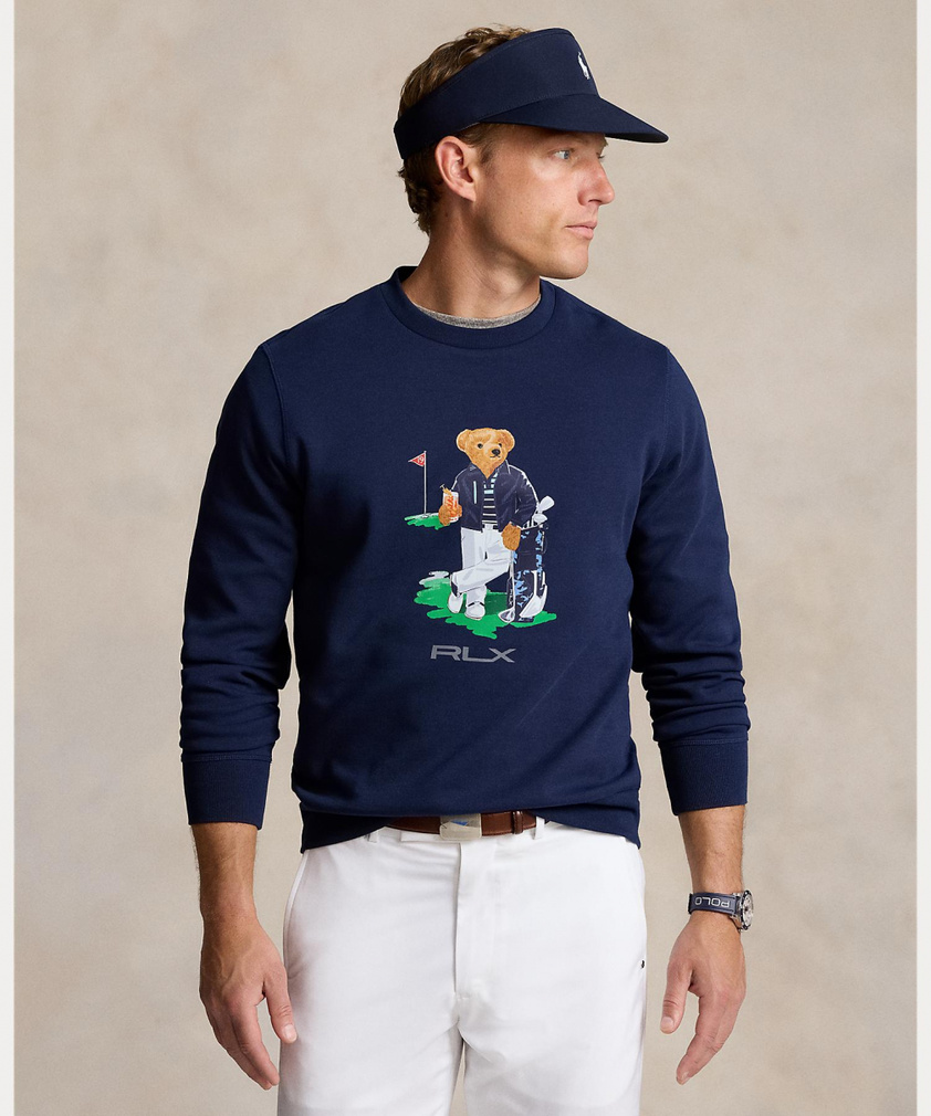 ラルフローレン ゴルフウェア 長袖トレーナー 秋 冬 Polo ベア ダブル