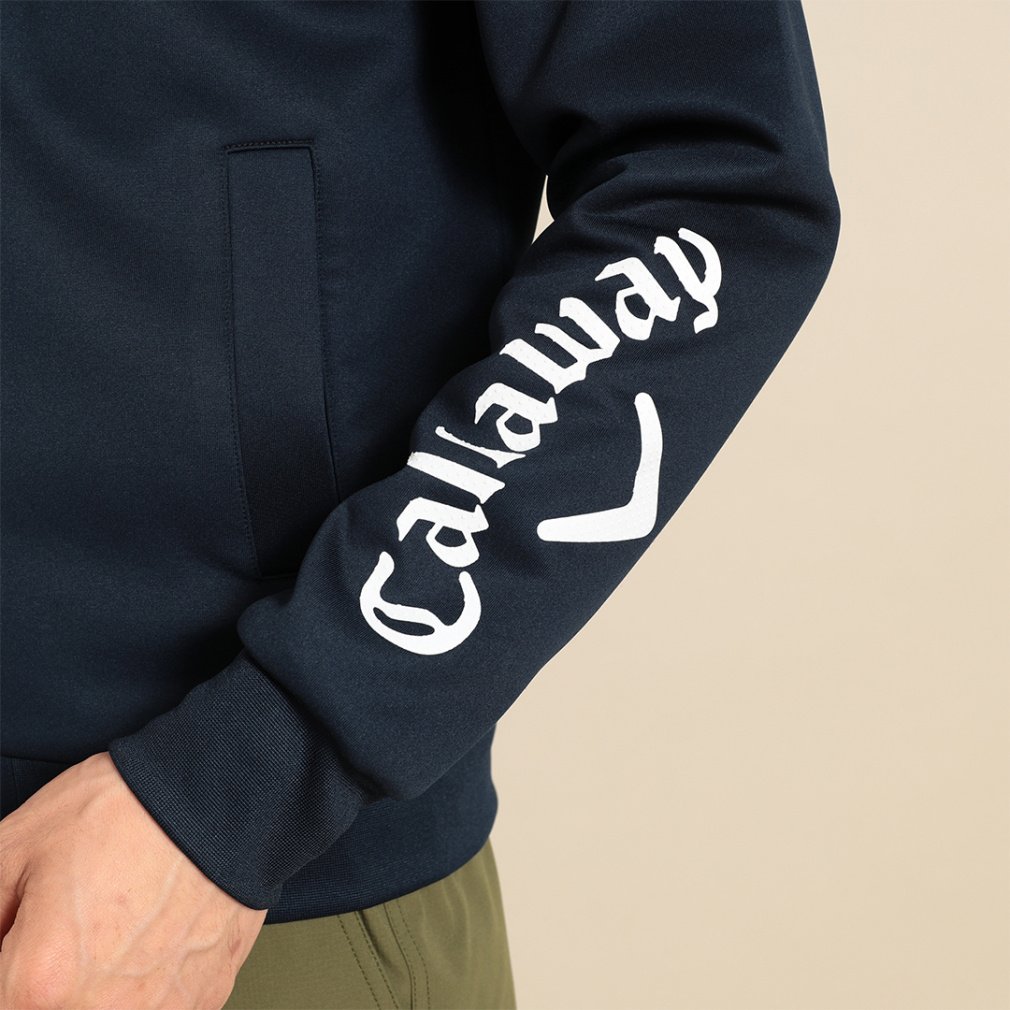 キャロウェイ ゴルフウェア 長袖トレーナー 秋 冬 フルジップ