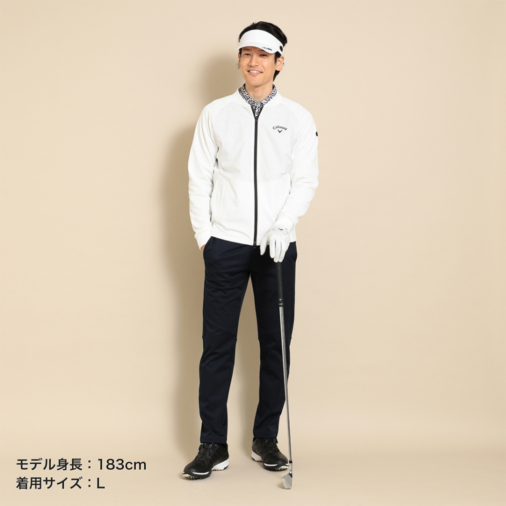 キャロウェイ ゴルフウェア 長袖 トレーナー 秋 冬 フルジップ
