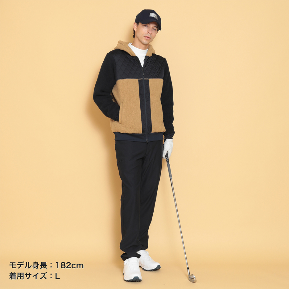 キャロウェイ エニタイムスウェット ゴルフウェア 秋 冬 シェルパ