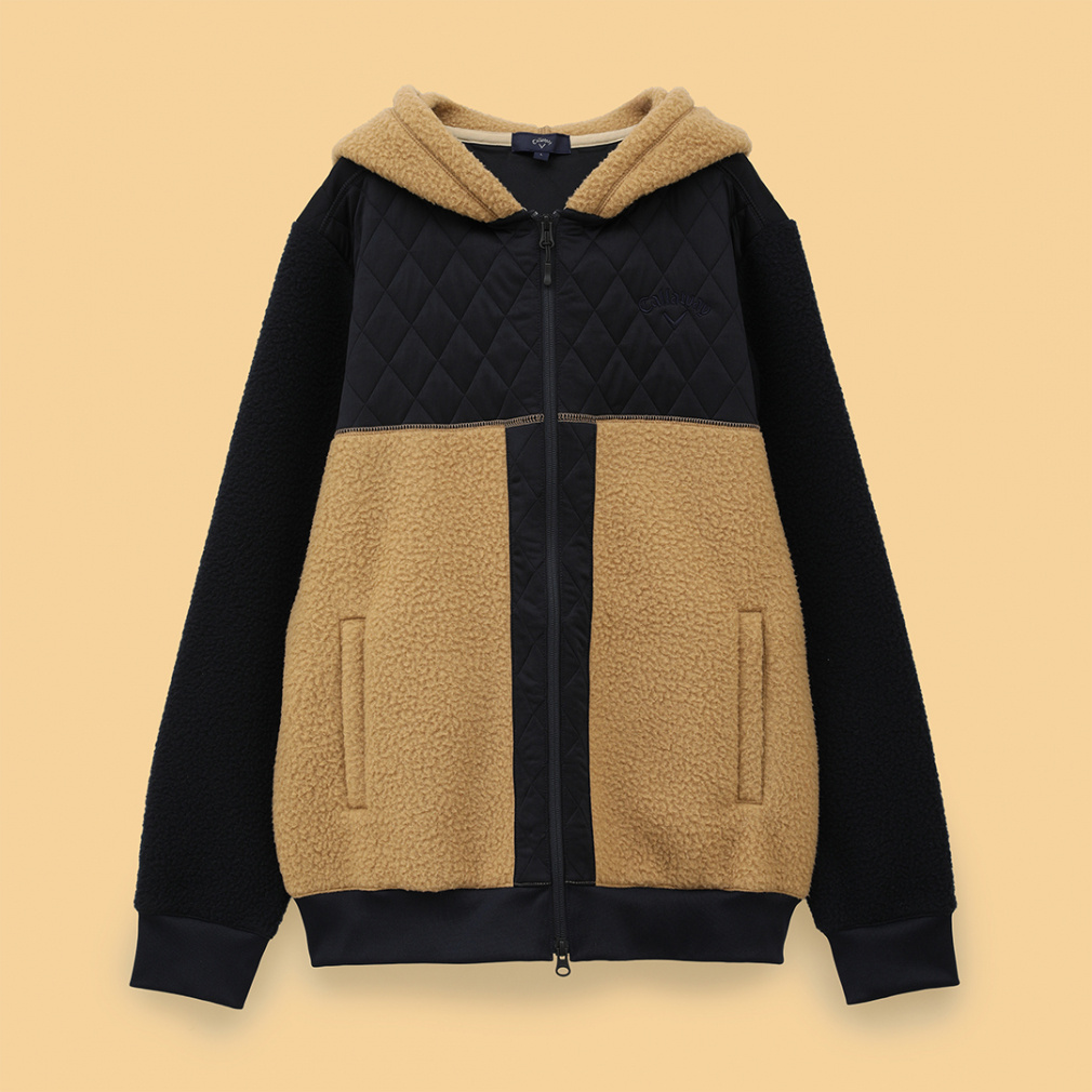 キャロウェイ エニタイムスウェット ゴルフウェア 秋 冬 シェルパ