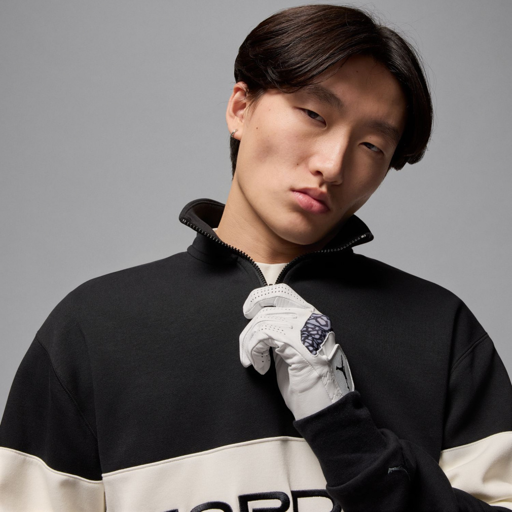 ジョーダン ゴルフウェア 長袖トレーナー 秋 冬 Dri-FIT 1/4ジップ