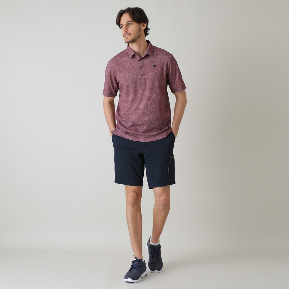 Travis Mathew ポロシャツとショートパンツセット トラヴィスマシュー ゴルフウェア ショートパンツ 秋 冬 ハウンド