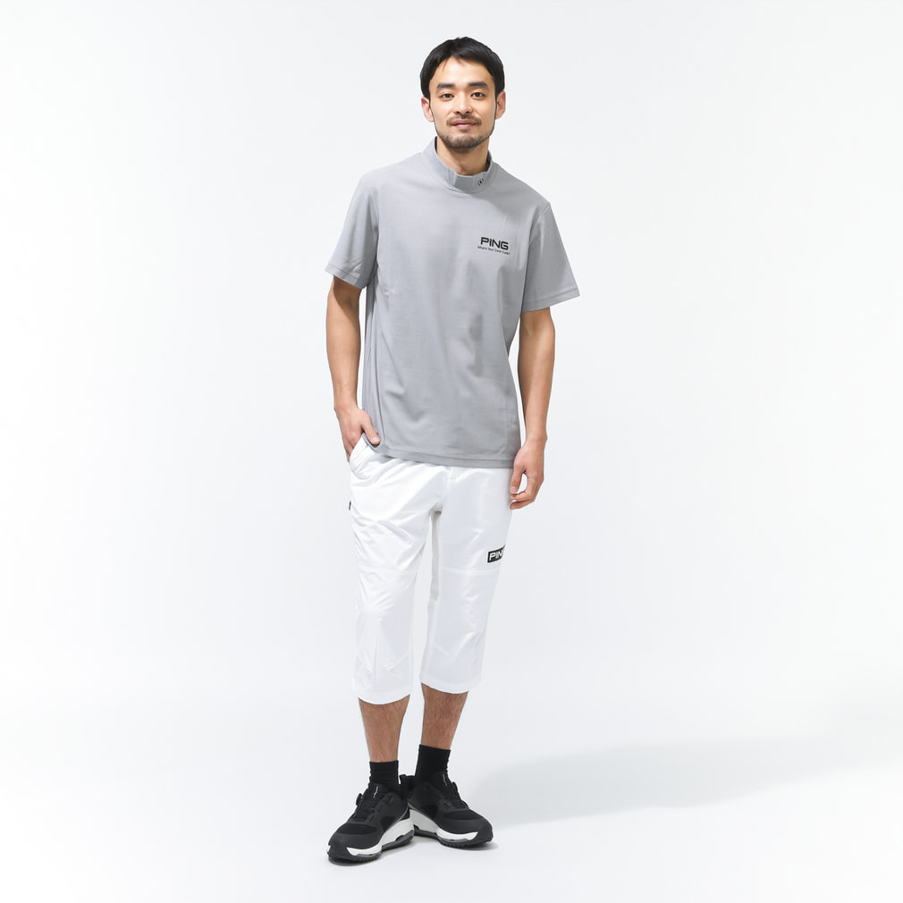 ピン ゴルフウェア スラックス 春 夏 ホールメッシュ7分丈パンツ ピン ゴルフウェア スラックス 春 夏 ホールメッシュ7分丈パンツ