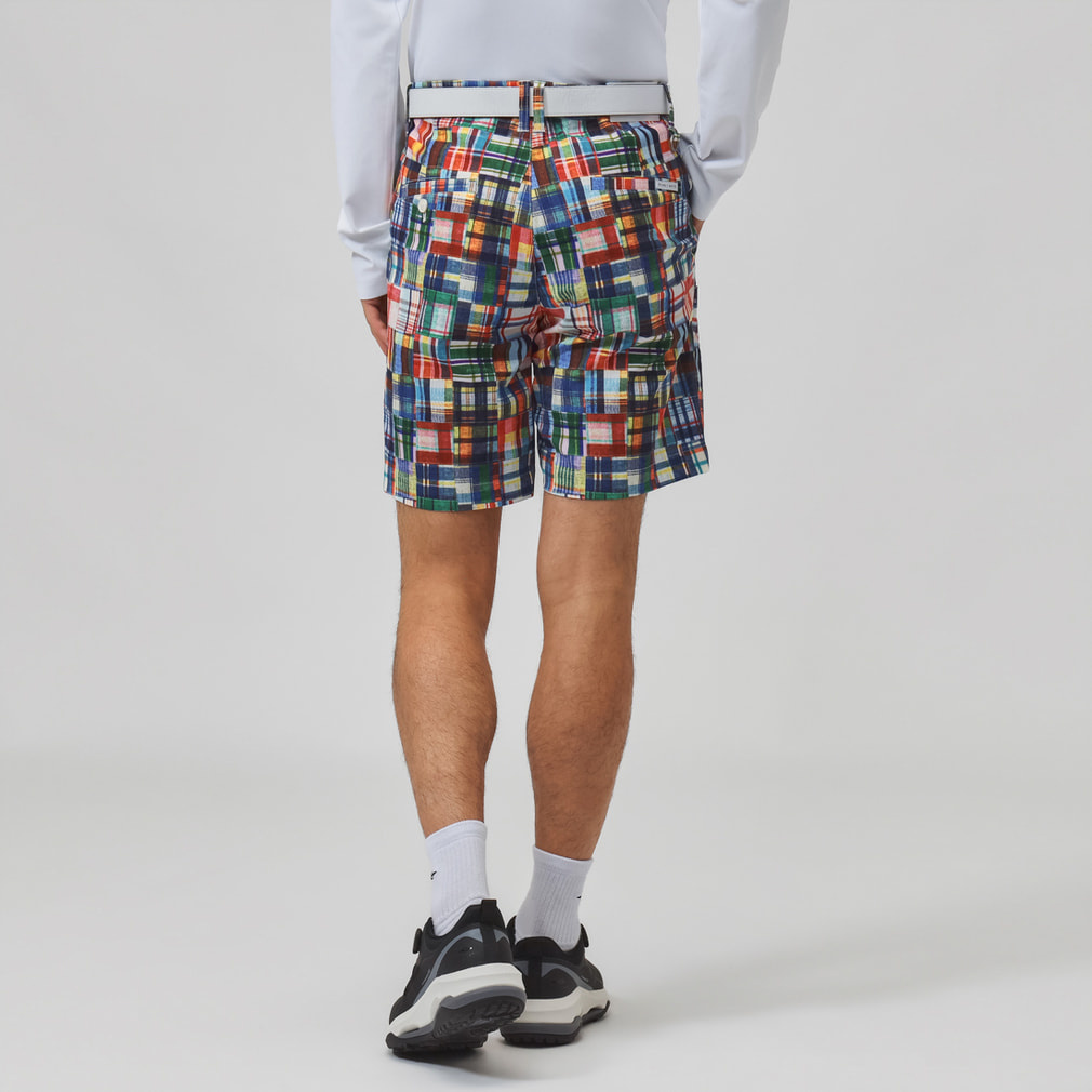 パーリーゲイツ ゴルフウェア ショートパンツ 秋 冬 パッチワーク