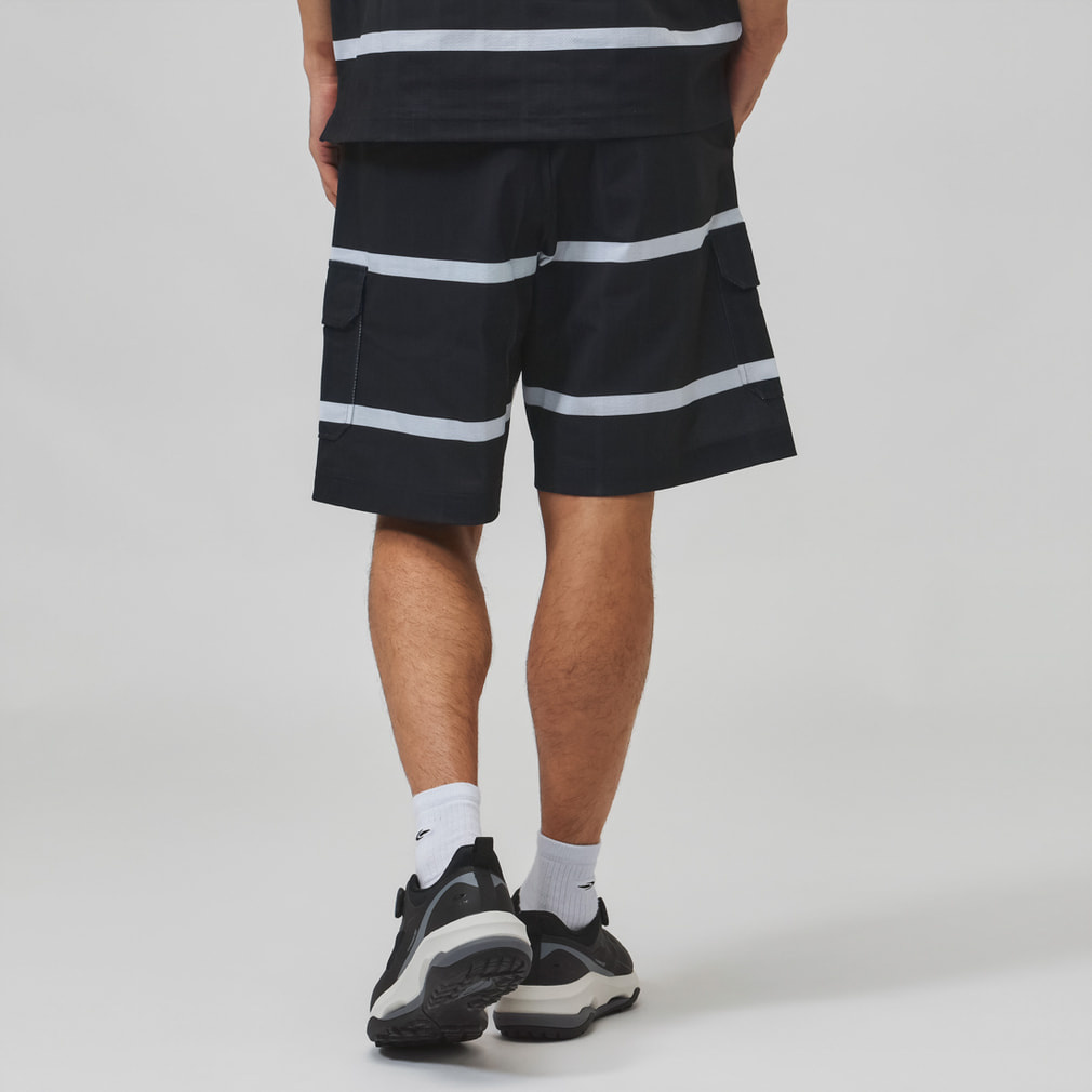 パーリーゲイツ ゴルフウェア ショートパンツ 秋 冬 BIGボーダー柄