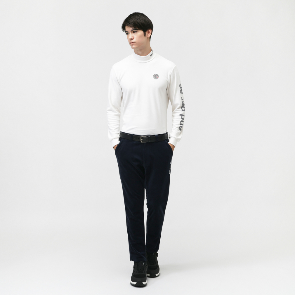 アンパスィ ゴルフウェア ウインドパンツ 秋 冬 コーデュロイパンツ