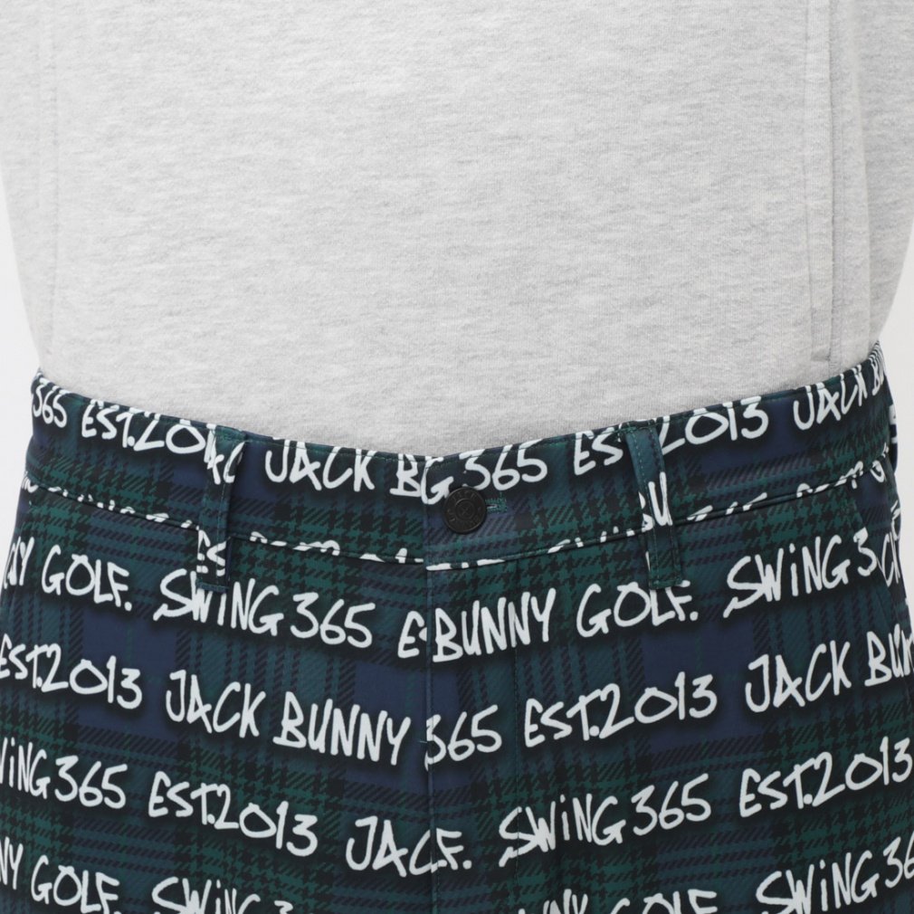 ジャック バニー ゴルフウェア スラックス 秋 冬 ドビー二重織り裏起毛