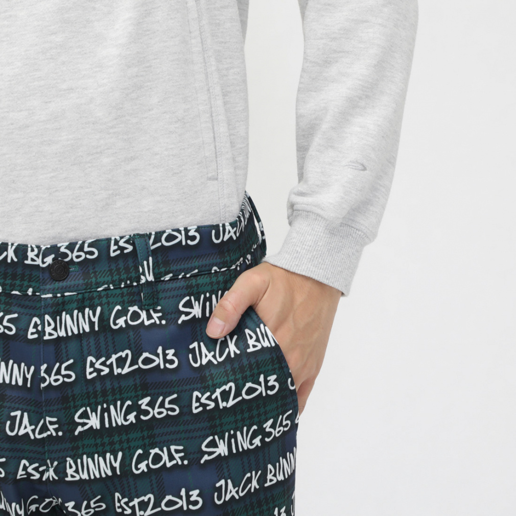 ジャック バニー ゴルフウェア スラックス 秋 冬 ドビー二重織り裏起毛