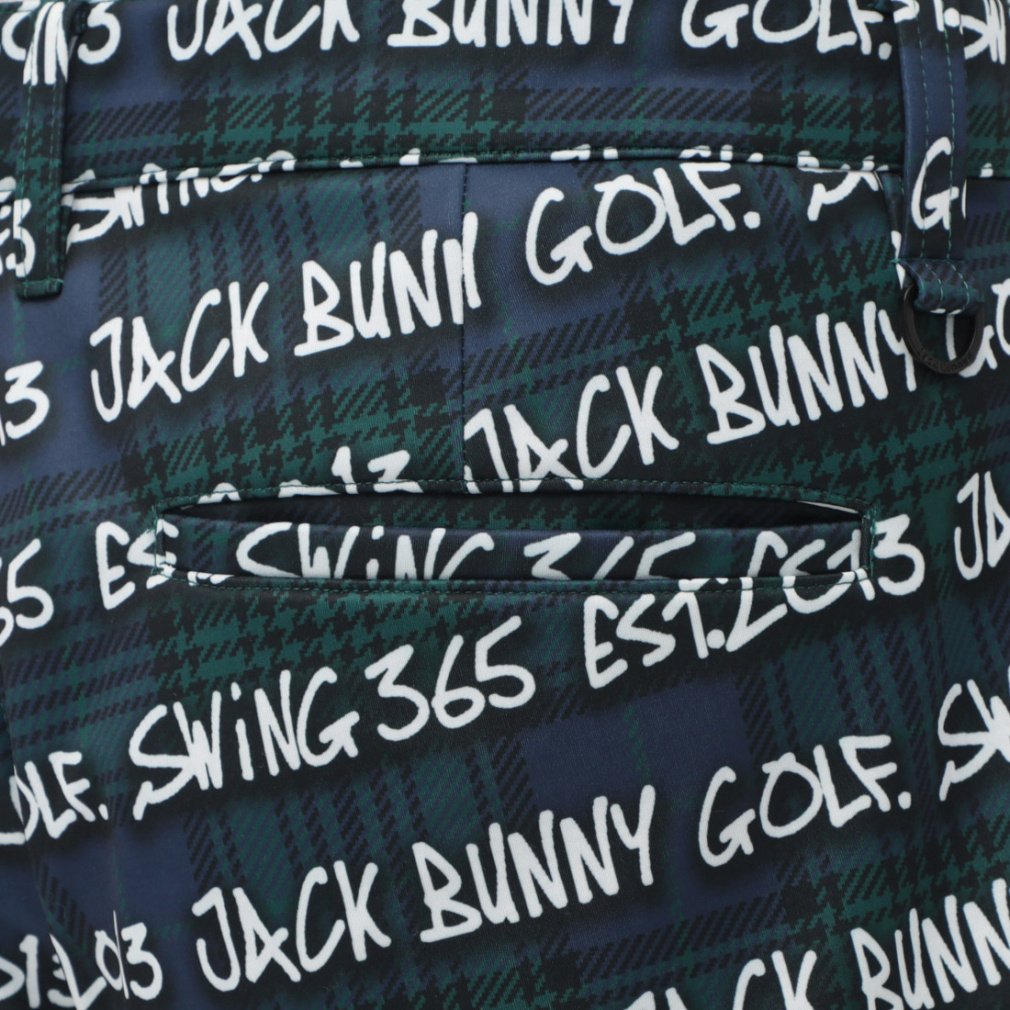 ジャック バニー ゴルフウェア スラックス 秋 冬 ドビー二重織り裏起毛