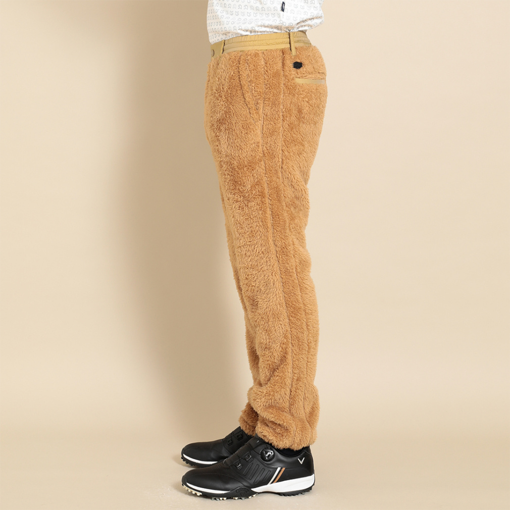 Callaway フリースパンツ 3L ベージュ キャロウェイ ゴルフウェア ロングパンツ 秋 冬 (C23226115) メンズ