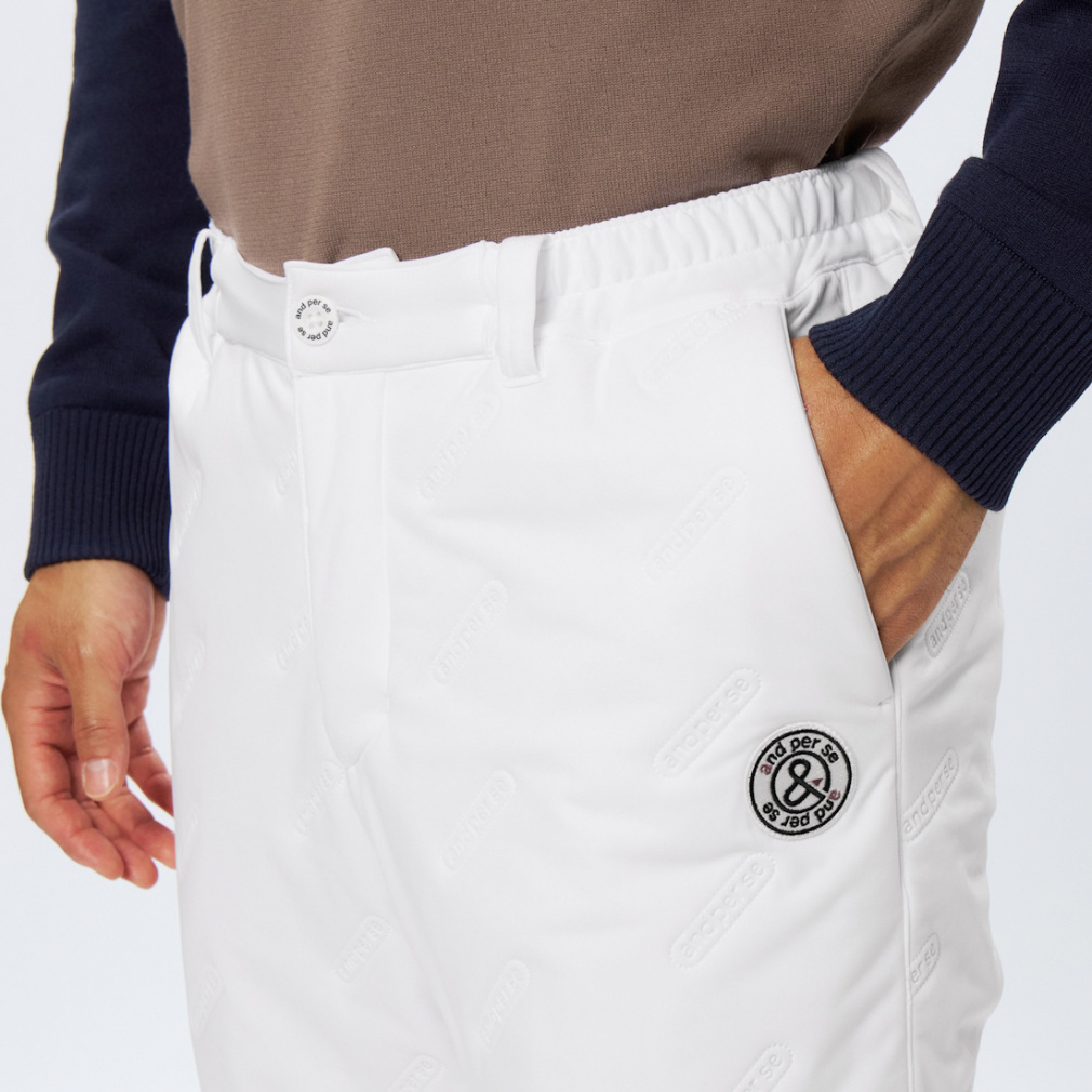 アンパスィ ゴルフウェア ウインドパンツ 秋 冬 エアジャスター中わた