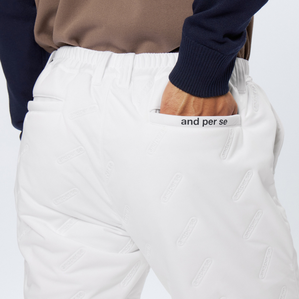 アンパスィ ゴルフウェア ウインドパンツ 秋 冬 エアジャスター中わた