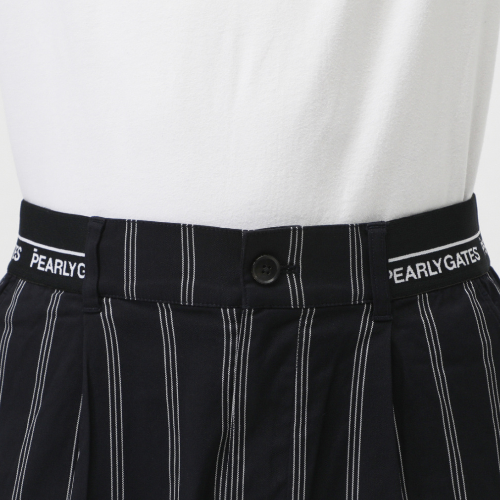 パーリーゲイツ ゴルフウェア スラックス 春 夏 先染オックス