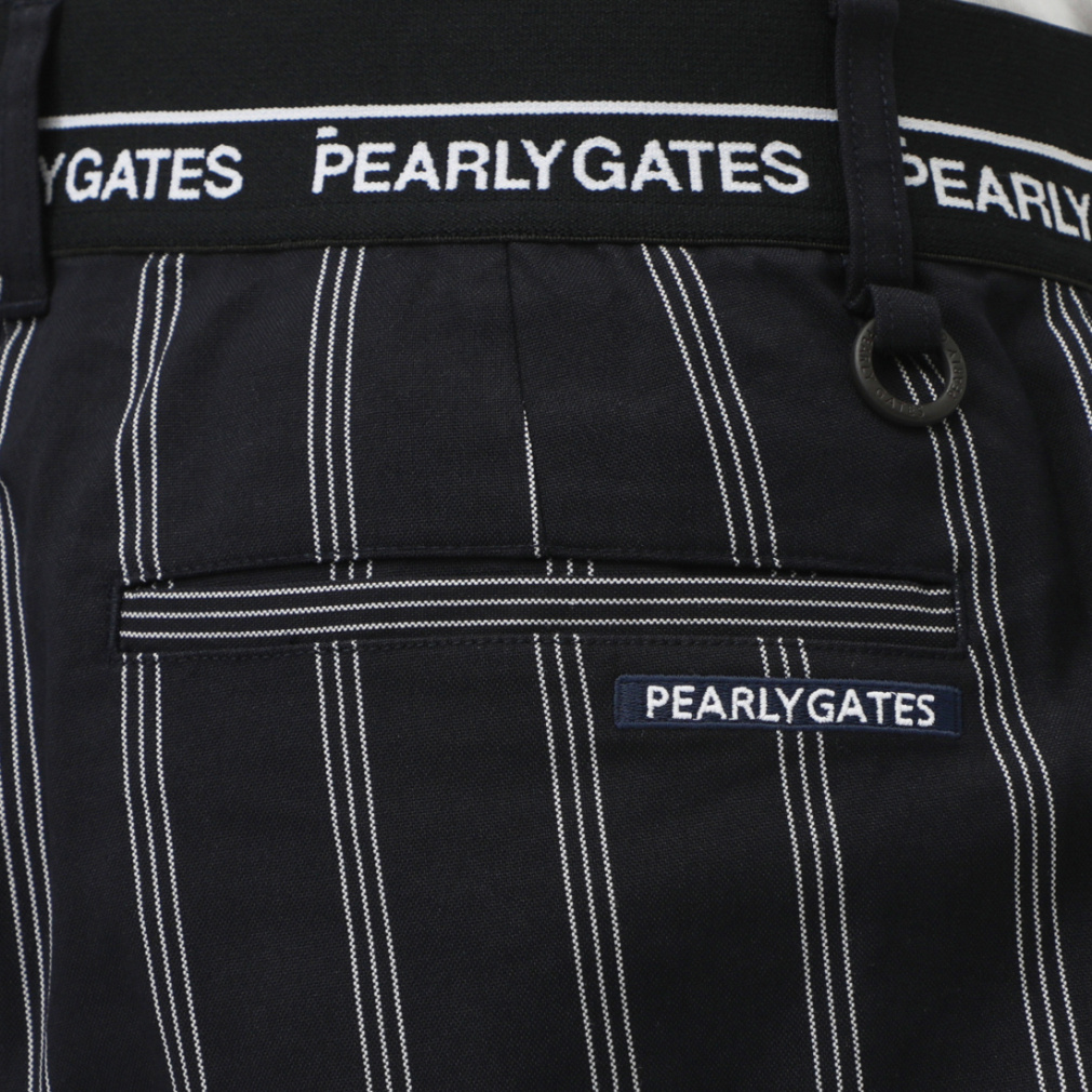 パーリーゲイツ ゴルフウェア スラックス 春 夏 先染オックス