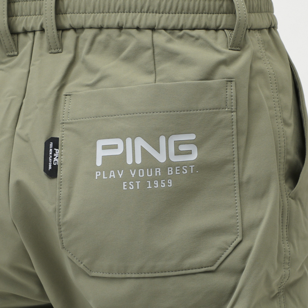 ピン ゴルフウェア ロングパンツ 春 夏 フルダルポリエステルジョガー