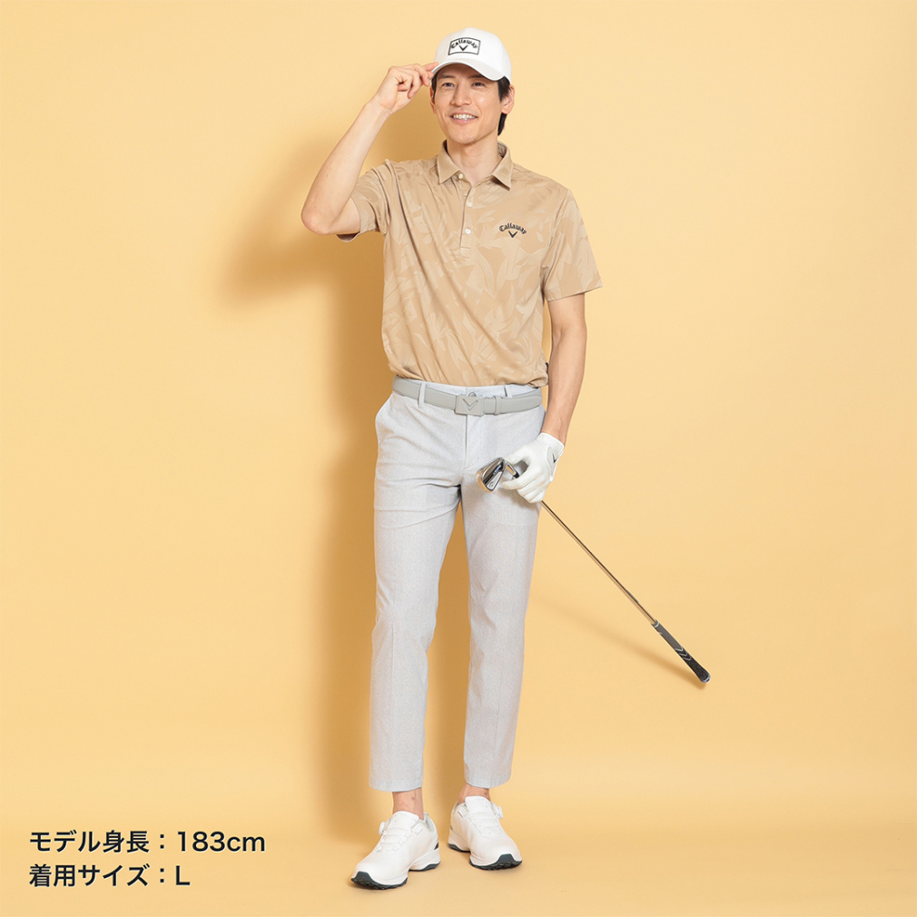 かざあなメランジプリントメッシュパンツ C25126110｜Alpen Online