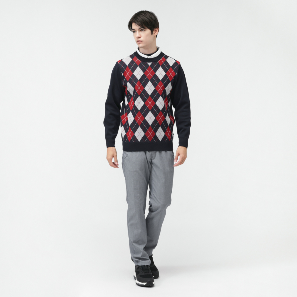 ティゴラ ゴルフウェア スラックス 秋 冬 シャンブレードビーパンツ楽