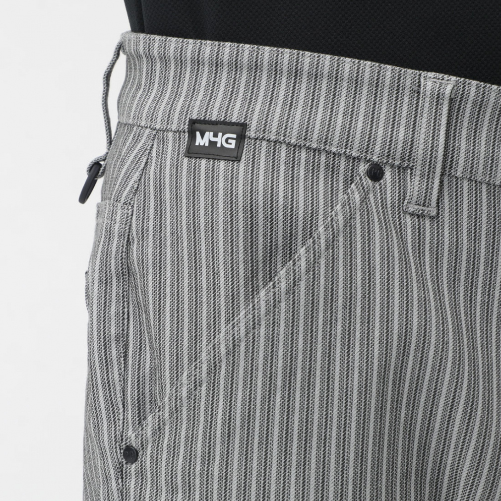 パーリーゲイツ ゴルフウェア スラックス 秋 冬 先染ドビーストライプ