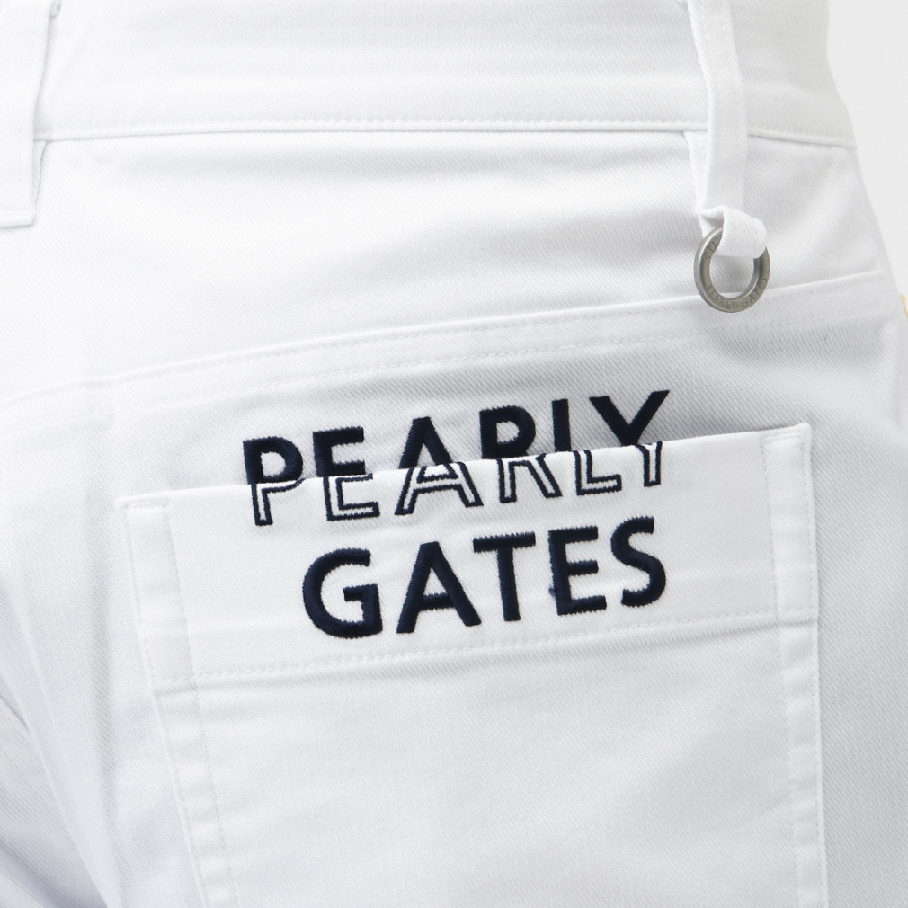 パーリーゲイツ ゴルフウェア スラックス 秋 冬 C/Peストレッチドビー