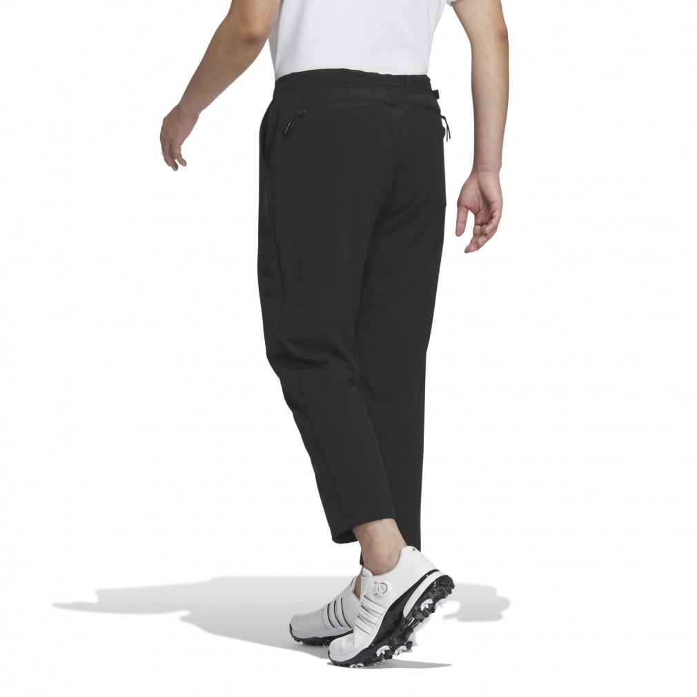 【85】秋冬 定価27,500円 アディダス ゴルフ 中綿 テーパードパンツ 黒 アディダス ゴルフウェア ロングパンツ 秋 冬 コードカオス ワイド