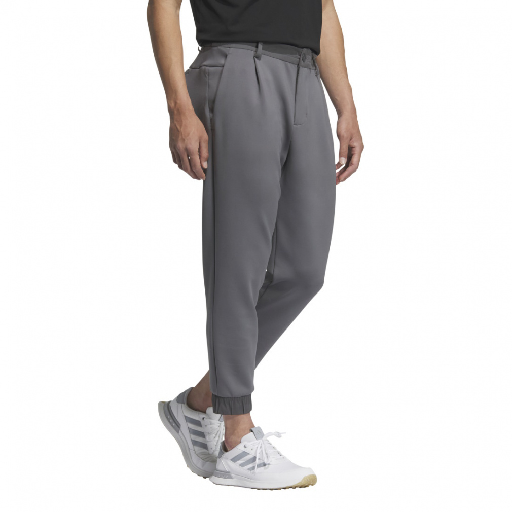 アディダス ゴルフウェア スラックス 秋 冬 段ボールニット ジョガー